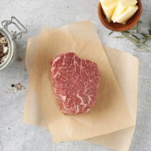 فيليه مينيون من لحم واغيو - قطعة واحدة (حوالي 170 غرام / 6 أونصة للقطعة)